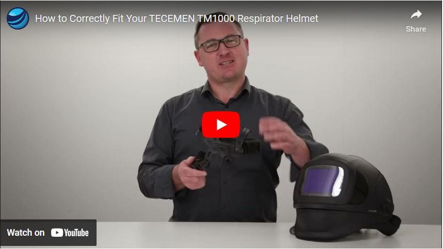 How to Correctly Fit Your TECEMEN TM1000 Respirator Helmet