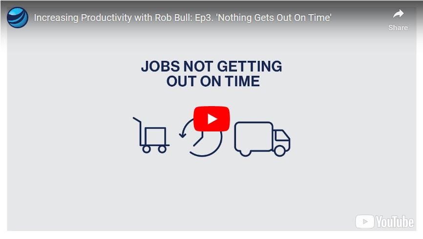 Increasing Productivity With Rob Bull: EP3. 'Nothing Gets Out On Time'